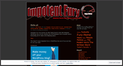 Desktop Screenshot of impotentfuryblog.wordpress.com