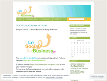 Tablet Screenshot of lesocialbusiness.wordpress.com