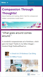 Mobile Screenshot of letsspreadcompassion.wordpress.com