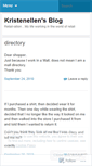 Mobile Screenshot of kristenellen.wordpress.com