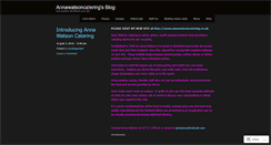Desktop Screenshot of annawatsoncatering.wordpress.com
