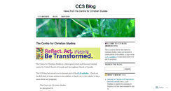 Desktop Screenshot of centreforchristianstudies.wordpress.com