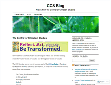 Tablet Screenshot of centreforchristianstudies.wordpress.com