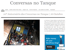 Tablet Screenshot of conversasnotanque.wordpress.com