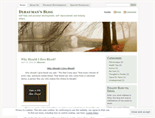 Tablet Screenshot of dlbauman.wordpress.com