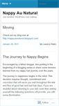 Mobile Screenshot of nappyaunatural.wordpress.com