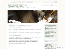 Tablet Screenshot of catsaroundtheworld.wordpress.com