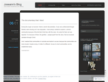 Tablet Screenshot of joseann.wordpress.com