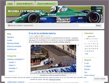 Tablet Screenshot of maximaf1.wordpress.com