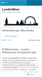 Mobile Screenshot of londinimum.wordpress.com