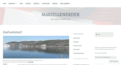Desktop Screenshot of mariellenerder.wordpress.com