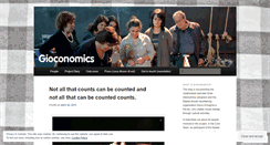 Desktop Screenshot of gioconomics.wordpress.com