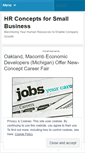 Mobile Screenshot of hrconcepts.wordpress.com