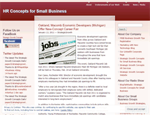 Tablet Screenshot of hrconcepts.wordpress.com