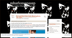 Desktop Screenshot of mharlonsapasap.wordpress.com