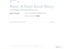 Tablet Screenshot of dustbowlpoetry.wordpress.com