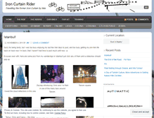 Tablet Screenshot of ironcurtainrider.wordpress.com