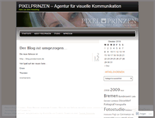 Tablet Screenshot of pixelprinzen.wordpress.com