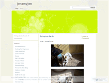 Tablet Screenshot of jenamyjen.wordpress.com