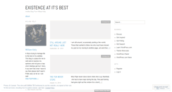 Desktop Screenshot of existanceatitsbest.wordpress.com