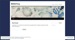 Desktop Screenshot of novafury.wordpress.com