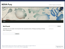 Tablet Screenshot of novafury.wordpress.com