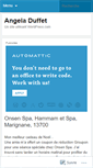 Mobile Screenshot of angeladuffet.wordpress.com