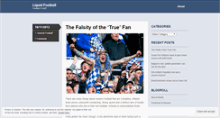 Desktop Screenshot of liquidfooty.wordpress.com