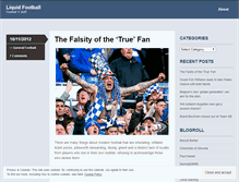Tablet Screenshot of liquidfooty.wordpress.com