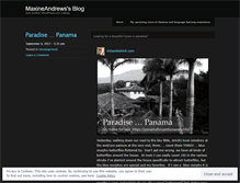 Tablet Screenshot of maxineandrews.wordpress.com