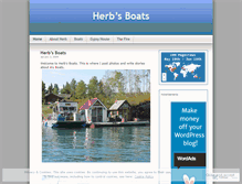 Tablet Screenshot of herbsboats.wordpress.com