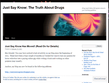 Tablet Screenshot of drugpeace.wordpress.com