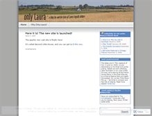 Tablet Screenshot of lauraingallswilder.wordpress.com