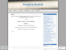 Tablet Screenshot of acusticamusicalfbaunlp.wordpress.com