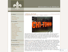 Tablet Screenshot of mozzarellaandmerlot.wordpress.com