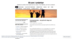 Desktop Screenshot of munderbar.wordpress.com