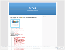 Tablet Screenshot of elbreak.wordpress.com