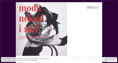 Desktop Screenshot of modanekadisad.wordpress.com