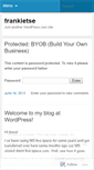 Mobile Screenshot of frankietse.wordpress.com