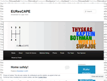 Tablet Screenshot of eurescape.wordpress.com