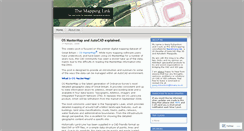 Desktop Screenshot of cad2gis.wordpress.com