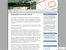 Tablet Screenshot of cad2gis.wordpress.com