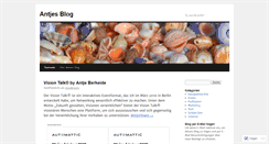 Desktop Screenshot of antjeberheide.wordpress.com