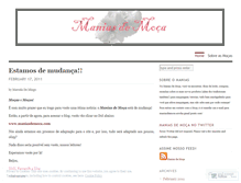 Tablet Screenshot of maniasdemoca.wordpress.com
