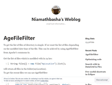 Tablet Screenshot of niamathbasha.wordpress.com