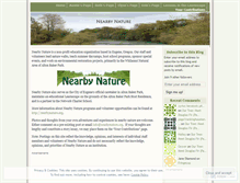 Tablet Screenshot of nearbynature.wordpress.com