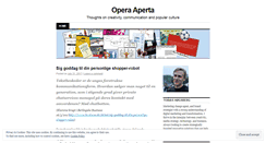 Desktop Screenshot of operaaperta.wordpress.com