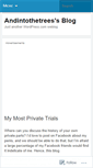Mobile Screenshot of andintothetrees.wordpress.com