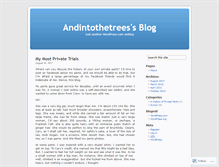 Tablet Screenshot of andintothetrees.wordpress.com