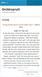Mobile Screenshot of on3droprul3.wordpress.com